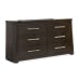Tauren - Double Drawer Dresser - Coffee Bean