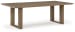 Serene Bay - Dark Brown - 7 Pc. - Dining Table, 4 Arm Chairs, 2 Swivel Chairs
