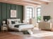 Cielden - Two-Tone - 6 Pc. - Dresser, Mirror, Chest, King Panel Bed