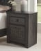 Paxberry - Black - 6 Pc. - Dresser, Mirror, King Panel Bed, 2 Nightstands