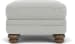 Bay Bridge - Fabric Ottoman - Light Gray