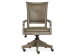 Lancaster - Fully Upholstered Swivel Chair - Dove Tail Gray
