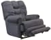 Malone - Lay Flat Recliner With Extended Ottoman - Ink