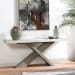 Durant - Console Table - Distressed Gray/Antique White