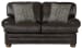 Roberto - Leather Loveseat - Cocoa