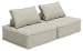 Bales - Taupe - 2-Piece Modular Seating