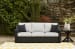 Beachcroft - Black / Light Gray - Sofa With Cushion