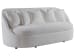 Artistica Upholstery - Genevieve Bench Seat Fabric Sofa - White