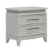 Reflections - Nightstand With Lights and Charging Station - White