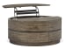 Baisden - Round Lift Top Cocktail Table With Accent End Table - Tobacco