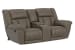 Sentinel - Lay Flat Reclining Loveseat With Extended Ottoman - Taupe