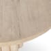 Tiber - 55" Round Dining Table - Cream Washed