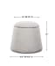 Gumdrop - Ottoman - White