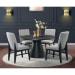 Portland - 5 Piece Standard Height Dining Set (Table And Four Chairs) - Black