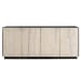 Modern - Stone Credenza - Black / Beige