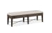 Westley Falls - Bench With Upholstered Seat - Graphite