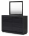 Londer - Black - Dresser And Mirror