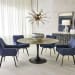 Brando - 58" Dining Table - Black / Gray