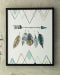 Adaley - Teal / White / Gray - Wall Art