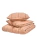 Rowen - 3 Piece Queen Quilt Set - Clay