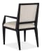 Linville Falls - Linn Cove Upholstered Arm Chair (Set of 2) - Black / Dark Brown