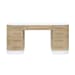 Two Toned 7 Drawer Writing Desk - Multi