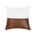 Villa Classics - Canyon Pillow 20' x 20' - Ivory/Kona Brown