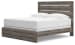 Graystorm - King Panel Bed - Brown Gray
