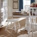 Magnolia Manor - 5 Piece Double Pedestal Table Set - White