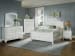 Hamilton/Franklin Panel Bed with Storage Footboard Snow White Queen