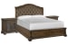 Durango - King Upholstered Sleigh Storage Bed With 2 Bachelor Chests - Willadeene Brown