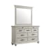 Slater - 9-Drawer Dresser With Mirror - White