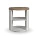Melody - Round End Table - White
