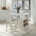 Brook Creek - 3 Piece Counter Set - White