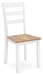 Gesthaven - Dining Room Table Set (Set of 6) - Natural / White