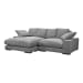 Plunge - Fabric Sectional - Gray
