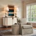 Sonnet - Round Side Table - Dark Gray / Light Brown