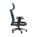 Rollins - Gaming Chair With LED And Speaker - Black And Khaki