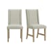 Eleanor - Dining Side Chair With Heirloom Fabric (Set of 2) - Brown
