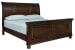 Porter - Rustic Brown - California King Sleigh Bed