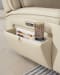 Double Deal - Almond - 2-Piece Power Reclining Loveseat Sectional With Console
