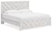 Cayboni - Whitewash - King Panel Bed