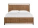 Conway - King Panel Bed, 2 Nightstands And Drawer Dresser With Portrait Mirror - Honey Wheat