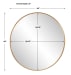 Junius - Large Round Mirror - Gold