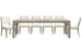 Braelyn - Extendable Rectangular Dining Table With 6 Side Chairs - Dorian Gray / Beige