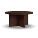 Waterfall - Round Coffee Table - Dark Brown