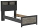 Broachmyn - Twin Bookcase Bed - Black / Gray