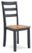 Gesthaven - Dining Room Side Chair (Set of 2) - Natural / Blue