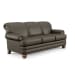 Bay Bridge - Leather Sofa, Nailhead Trim - Dark Brown