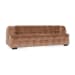 Petra - Velvet Sofa - Brown